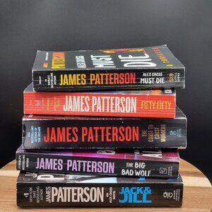 James Patterson Set of 5 Crime Thriller Mystery Paperback Books